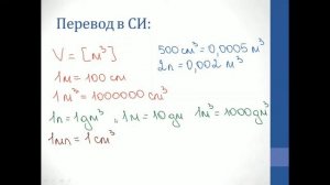 Физика. Объяснение темы «Перевод единиц в СИ»