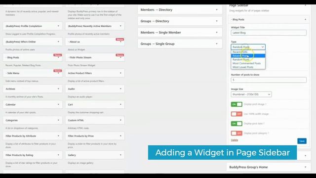 How to Add Theme Custom Sidebar in Page - Varuna WordPress MultiPurpose Community Theme смотреть онлайн