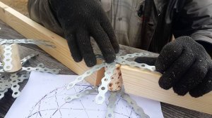 10 Собираем коннекторы и каркас Купольной Теплицы