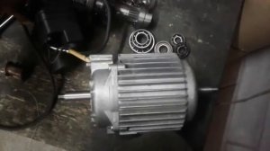 Удлинение вала асинхронного двигателя ( переделка мотора от KÄRCHER в наждак)