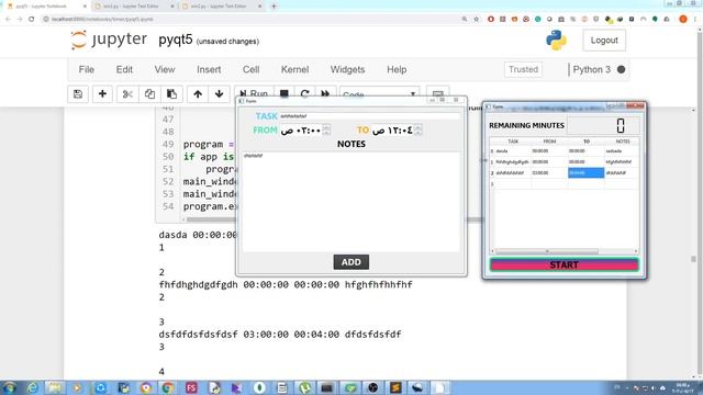 الحلقة (16) PYTHON 3.7. كيف تقوم بعمل GUI باستخدام python الجزء السادس عشر. اضافة البيانات في صفوف смотреть онлайн