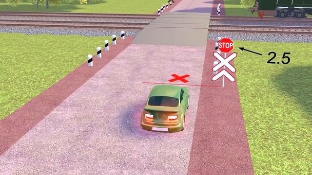 Урок № 34 2_ Движение через железнодорожный переезд. Видеоурок ПДД Рули онлайн.mp4 смотреть онлайн