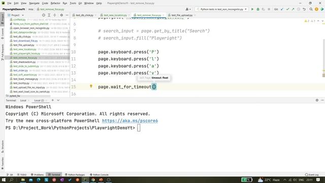 #91 Remove focus from element using locator.blur(**kwargs) | Playwright v1.28 with Python смотреть онлайн