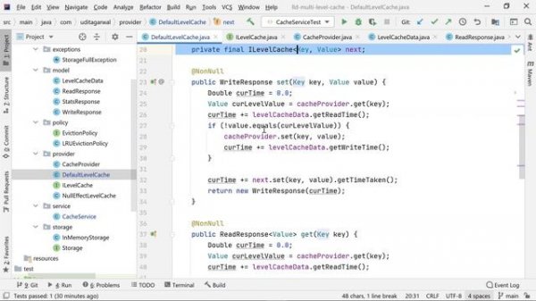 System Design : Multi Level Cache Part 2: Solution, Code and Design | Low Level System Design
