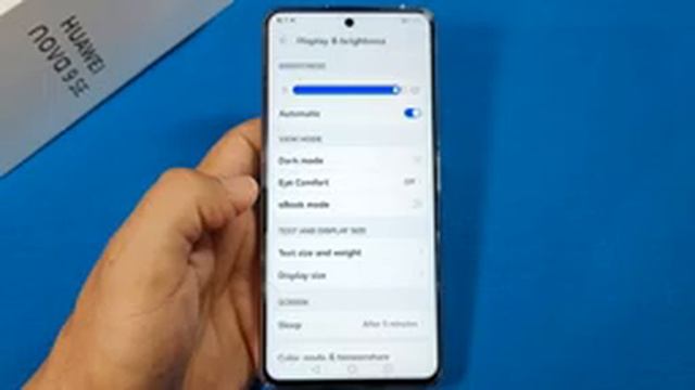 Huawei Nova 9 SE - display settings | notch | colors | refresh rate смотреть онлайн