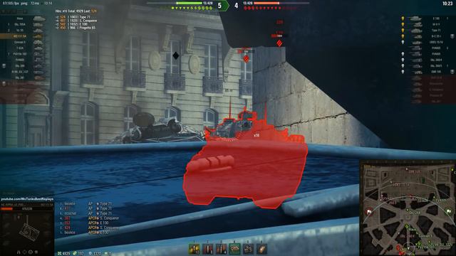 WZ-111 5A - A Skilled Player on the Paris Map - World of Tanks смотреть онлайн
