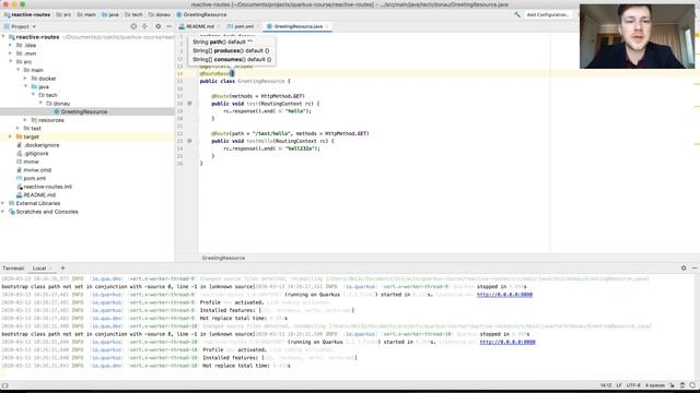 Quarkus Backend development with Java and GraalVM - Using Reactive Routes смотреть онлайн
