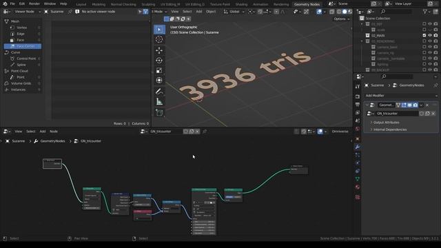 Smart Polycounter | Geometry Node tutorial | Blender 3.2+ смотреть онлайн
