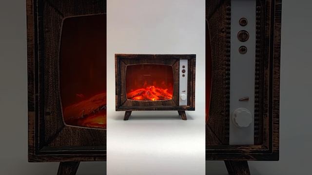 Светодиодный камин Ретро Телевизор (30*25*11 см) смотреть онлайн