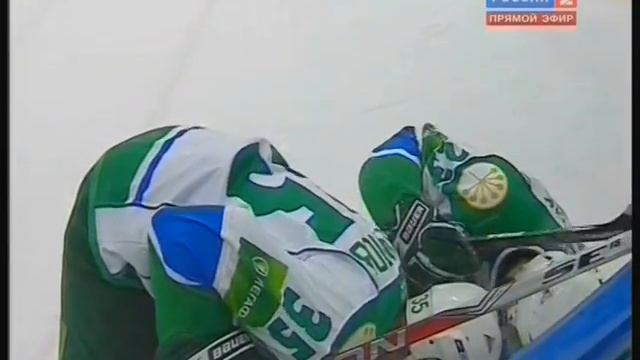 Авангард - Салават Юлаев 3:4. Андрей Кутейкин 1:2 смотреть онлайн