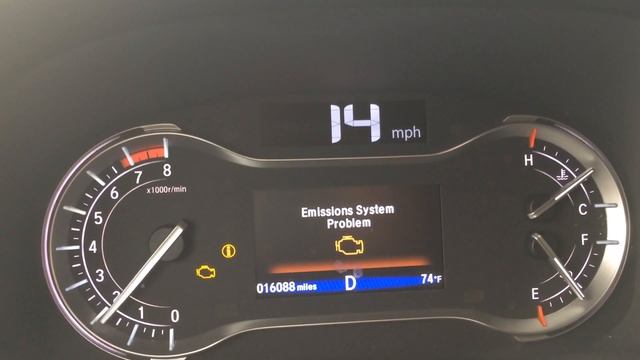 Honda Pilot 2016 Emissions System Problem