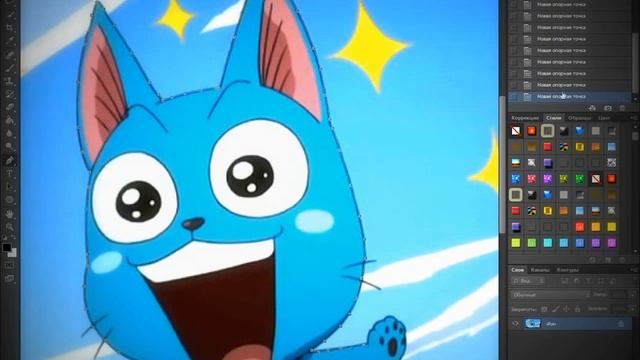 Как вырезать фото в фотошопе CS6 смотреть онлайн