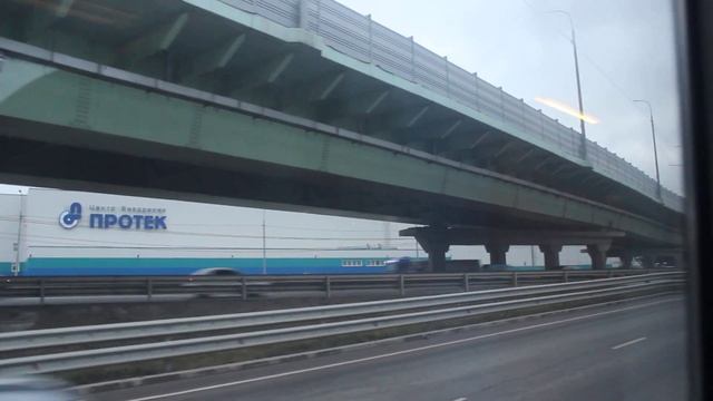 Едем по Ярославскому шоссе на автобусе ГолАЗ-622810 по маршруту 316 из Ивантеевки смотреть онлайн