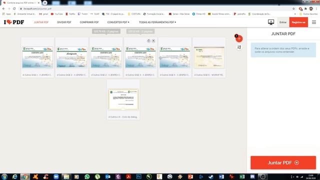 ILOVEPDF - Como juntar vários arquivos PDFs em um só arquivo PDF (método super fácil) смотреть онлайн