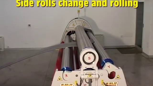 Davi Plate Roll - 4 Roll Plate Bending Machine Demo смотреть онлайн