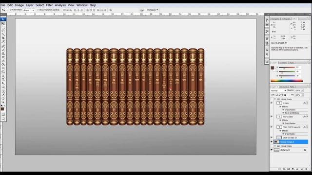 מדריך פוטושופ | ציור סט ספרים בתצוגה. смотреть онлайн
