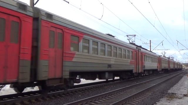 "Уходящая эпоха Перервы!" Электропоезд ЭД2Т-0050 сообщением "Москва Каланчёвская - Царицыно" смотреть онлайн