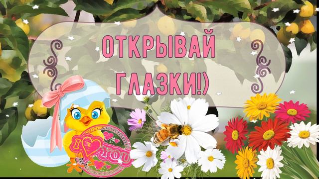 Доброе утречко)) Заряд энергии и позитивом на весь день обеспечен Пожелание смотреть онлайн