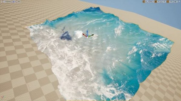 Unreal Engine 4 - 64 Gerstner Waves