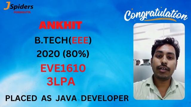 JSpiders Hyderabad Punjagutta | Student Testimonial | Java Developer смотреть онлайн