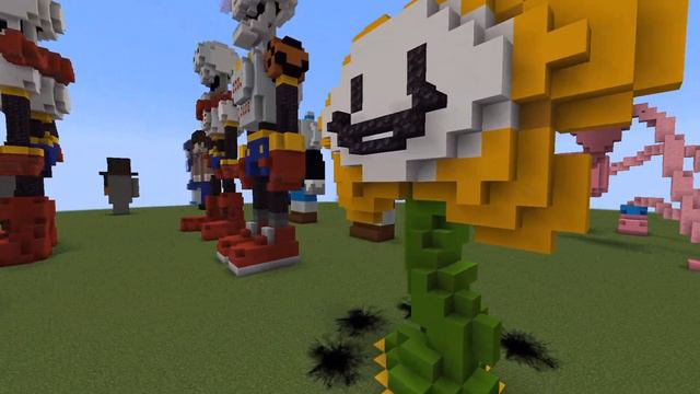 Minecraft Tutorial - Updated Flowey Statue (Undertale) смотреть онлайн