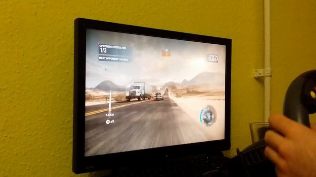 Nfs Run steering wheel !! Perfect driving !! on Hard (not bad) смотреть онлайн
