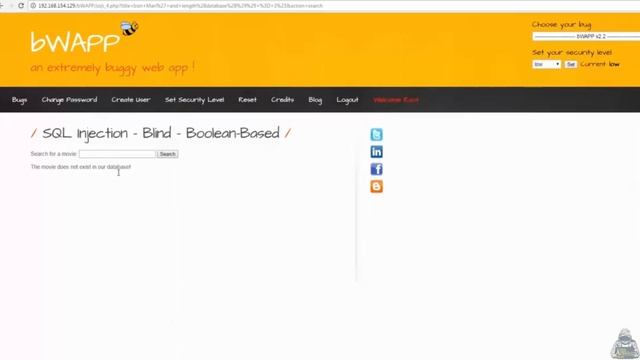 5 Boolean Blind SQL Injection Explotiting смотреть онлайн