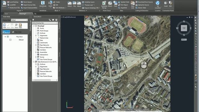 Making Civil3D surface out of LAZ file смотреть онлайн