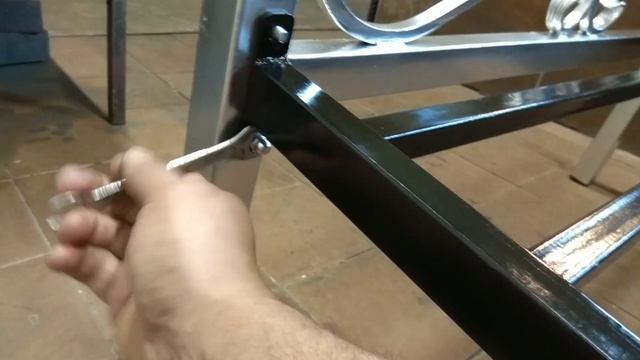 Как сварить односпальную кровать из профильной трубы с кованными элементами своими руками смотреть онлайн