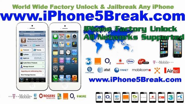 Easy iOS 6.1.3 Untethered Jailbreak iPhone 5, 4S, 4, 3GS смотреть онлайн
