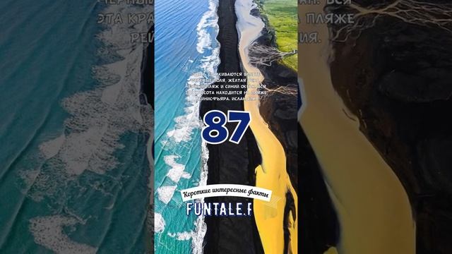 ПЛЯЖ РЕЙНИСФЬЯРА, ИСЛАНДИЯ - КОРОТКИЕ ИНТЕРЕСНЫЕ ФАКТЫ #87 смотреть онлайн