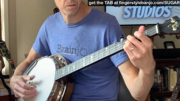 2 Finger Banjo Song and Tab: "Sugar Babe / Red Rocking Chair"