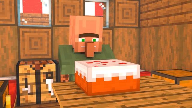 Little Pillager And Villagers Life I - Minecraft Animation смотреть онлайн