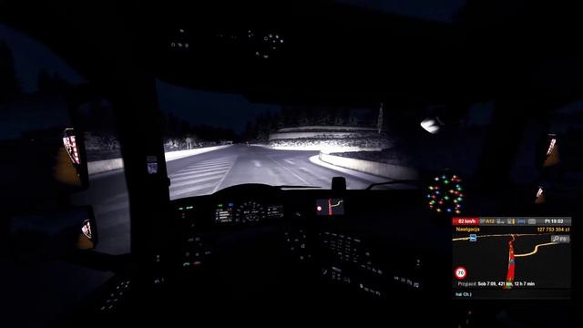 Euro Truck Simulator 2: Frosty Winter Weather Mod / Christmas Grand Giving Event 2019 смотреть онлайн