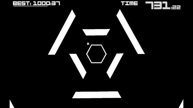 Super Hexagon 1456s.[HARD] Youtube World Record смотреть онлайн