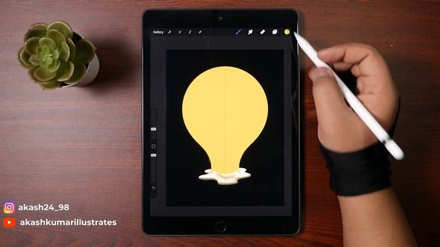 Candle ? and the bulb ? | iPad illustration made in @Procreate смотреть онлайн