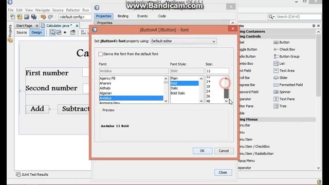How to make a Simple Calculator in Java Net Beans IDE смотреть онлайн