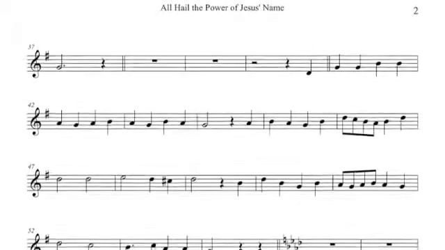 All Hail the Power of Jesus Name Violin PlayAlong смотреть онлайн