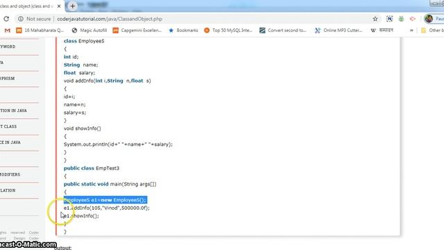 How to initialize object in Java | OOPs Concept in Java | Core Java Tutorials in Hindi #4 смотреть онлайн