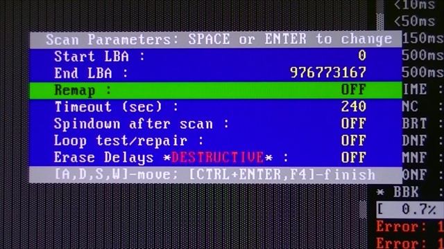 Восстановление бэд секторов (Erase Delays Destructive и Remap) программой MHDD ч.2 смотреть онлайн