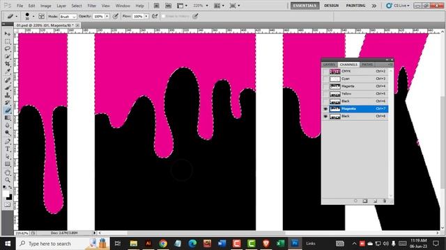Photoshop auto over for screen print design. Photoshop color separation. смотреть онлайн