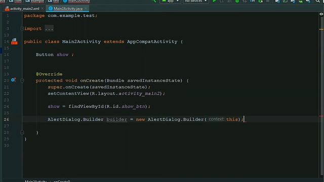 Simple alert dialog tutorial | in Android studio смотреть онлайн