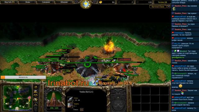 Survival Chaos - Показываю почему ходячие бараки Ночных Эльфов Имба смотреть онлайн