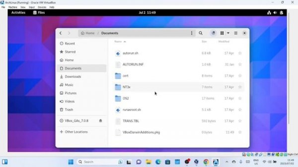 How to install Guest Additions on Arch Linux in VirtualBox