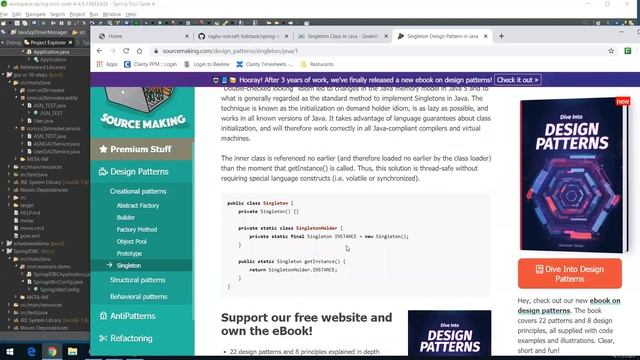 Java Day7 - Design Patterns basic and Singleton смотреть онлайн