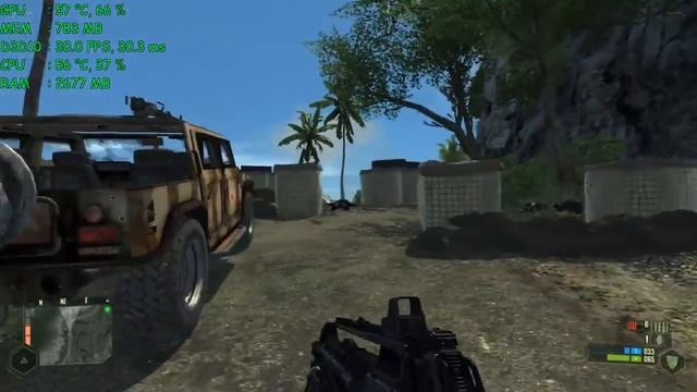 Crysis - Core 2 Quad Q8400 / GTX 650 / 4GB RAM смотреть онлайн