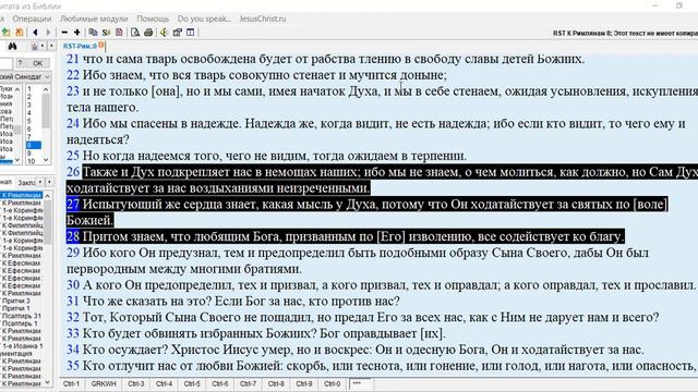 Работа Святого Духа (Анализ Рим. 8 глава) смотреть онлайн