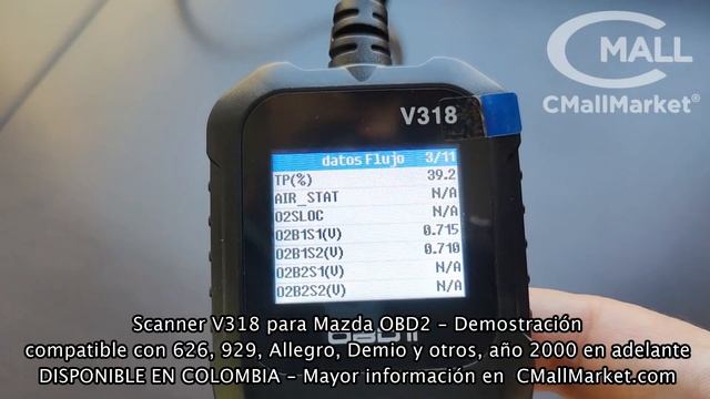 V318 - Scanner OBD2 Para MAZDA Con Conector De 17 Pines DISPONIBLE EN COLOMBIA - CMallMarket.com