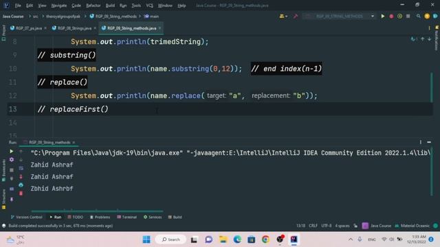 Java Lecture 9 Strings| Strings methods in Java | the royal group of Pak смотреть онлайн