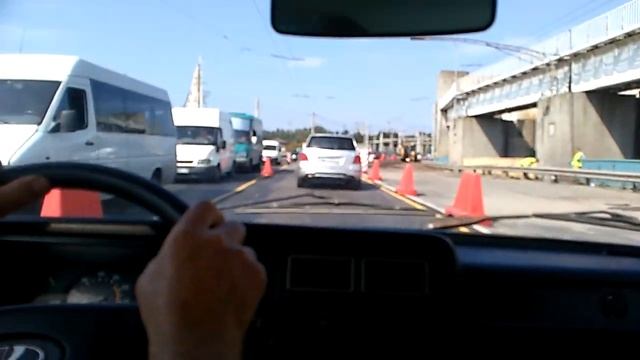 Плотина Днепровской ГЭС. Начало ремонта